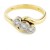 18ct gold Diamond 50pt 3 stone Ring size N½