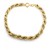 18ct gold 2 tone 7½ ins rope Bracelet, 10.2g