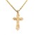 9ct gold 20 inch Cross Pendant with chain