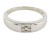 18ct white gold Diamond 4 stone Ring size O