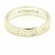 18ct white gold 3.2g Wedding Ring size K