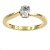 18ct gold Diamond 32pt Solitaire Ring size L½