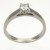 18ct white gold Diamond 25pt Solitaire Ring size K½