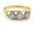 18ct gold Diamond 3 stone Ring size K½