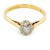 18ct gold Diamond Solitaire Ring size M