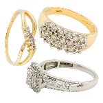 Diamond multi-stone rings