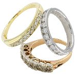 Diamond eternity rings