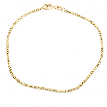 9ct Yellow Gold Silver Filled Belcher Bracelet – Campione Jewellery