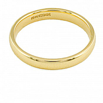18ct gold 3.2g Wedding Ring size M