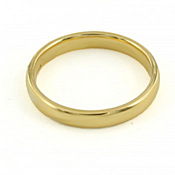 18ct gold 3.4g Wedding Ring size M½