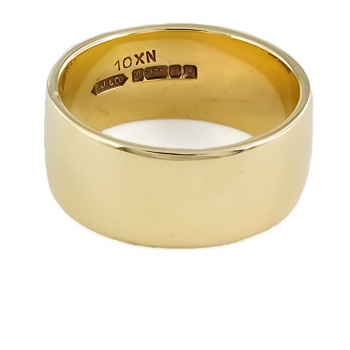 9ct Gold 10.3g Vintage Wedding Ring Size U