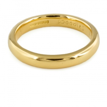 18ct gold Boodles Wedding Ring size J