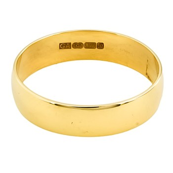 9ct gold 1.5g Wedding Ring size K