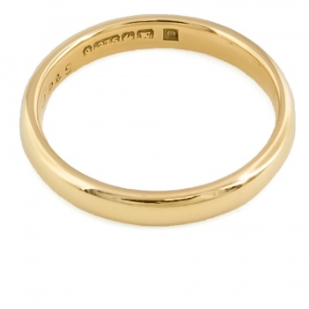 9ct gold 2.3g Wedding Ring size L