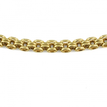 9ct gold 38.4g neck collar