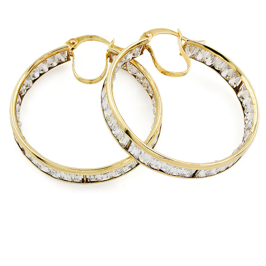 Buy Revere 9ct Yellow Gold Infinity Stud Earrings | Womens earrings | Argos