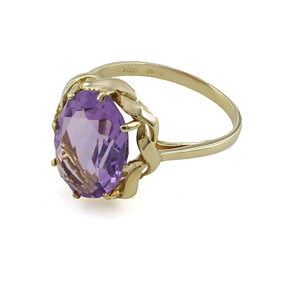 9ct gold Amethyst Ring size R