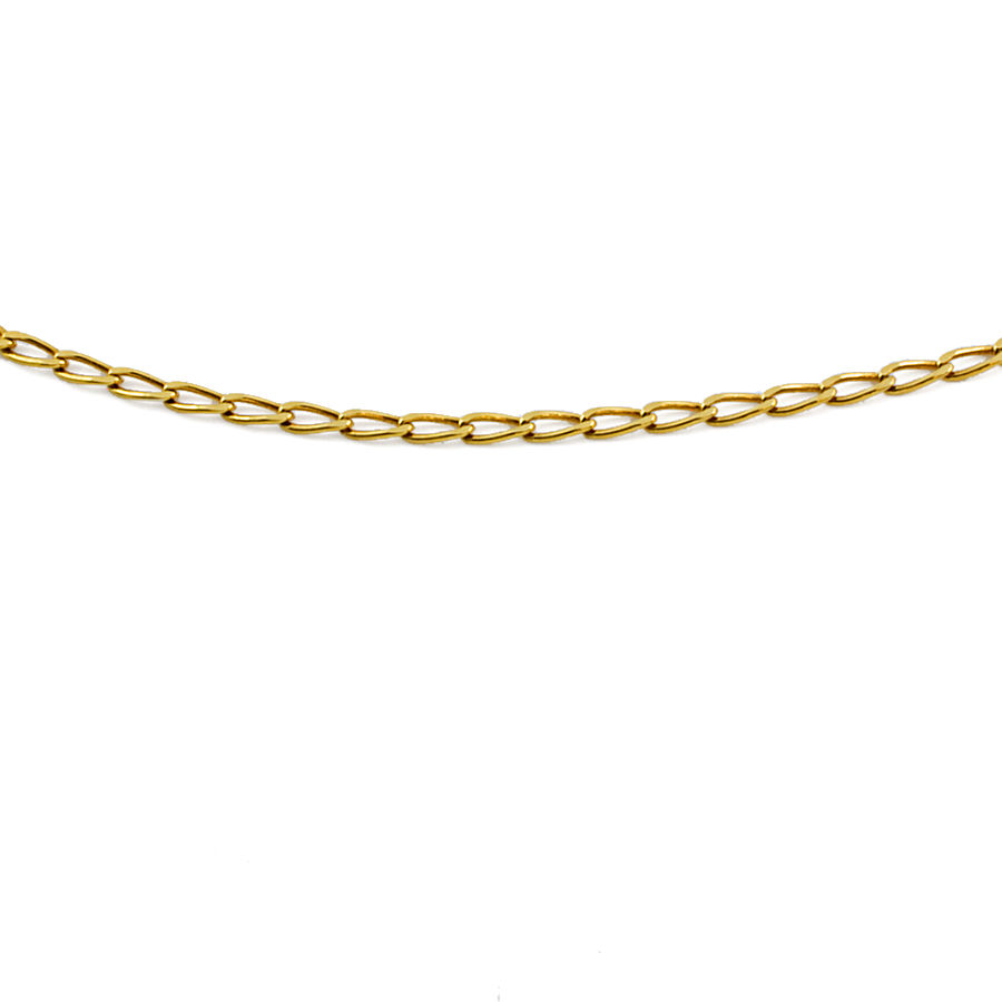 Second Hand 18ct Gold 20 inch Curb Chain