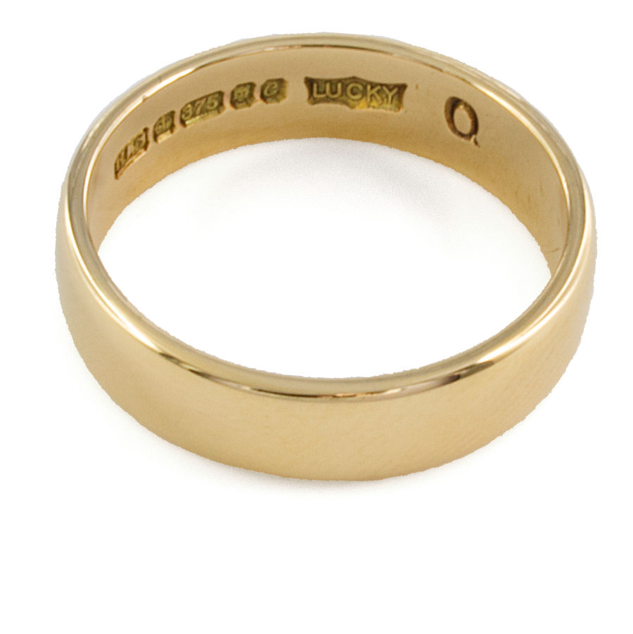 9ct gold 3.7g Wedding Ring size N