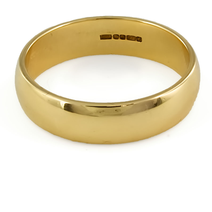 9ct gold Wedding Ring size P