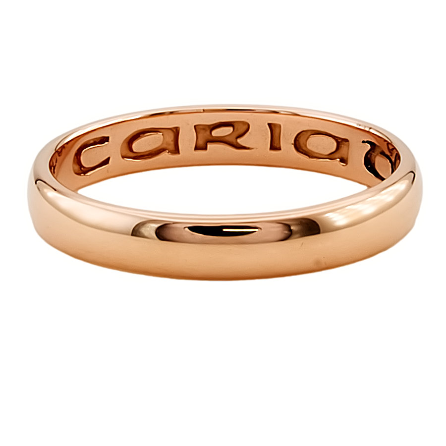 Second Hand 9ct Rose Gold Clogau Wedding Ring Size X