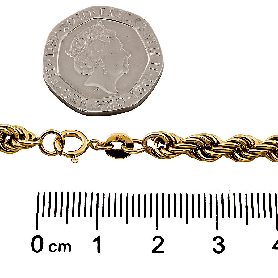 Second hand 9ct Gold 12g 20 inch Rope Chain