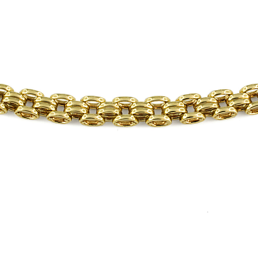 9ct gold 38.4g neck collar